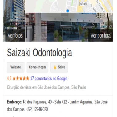 Altamente recomendado no Google